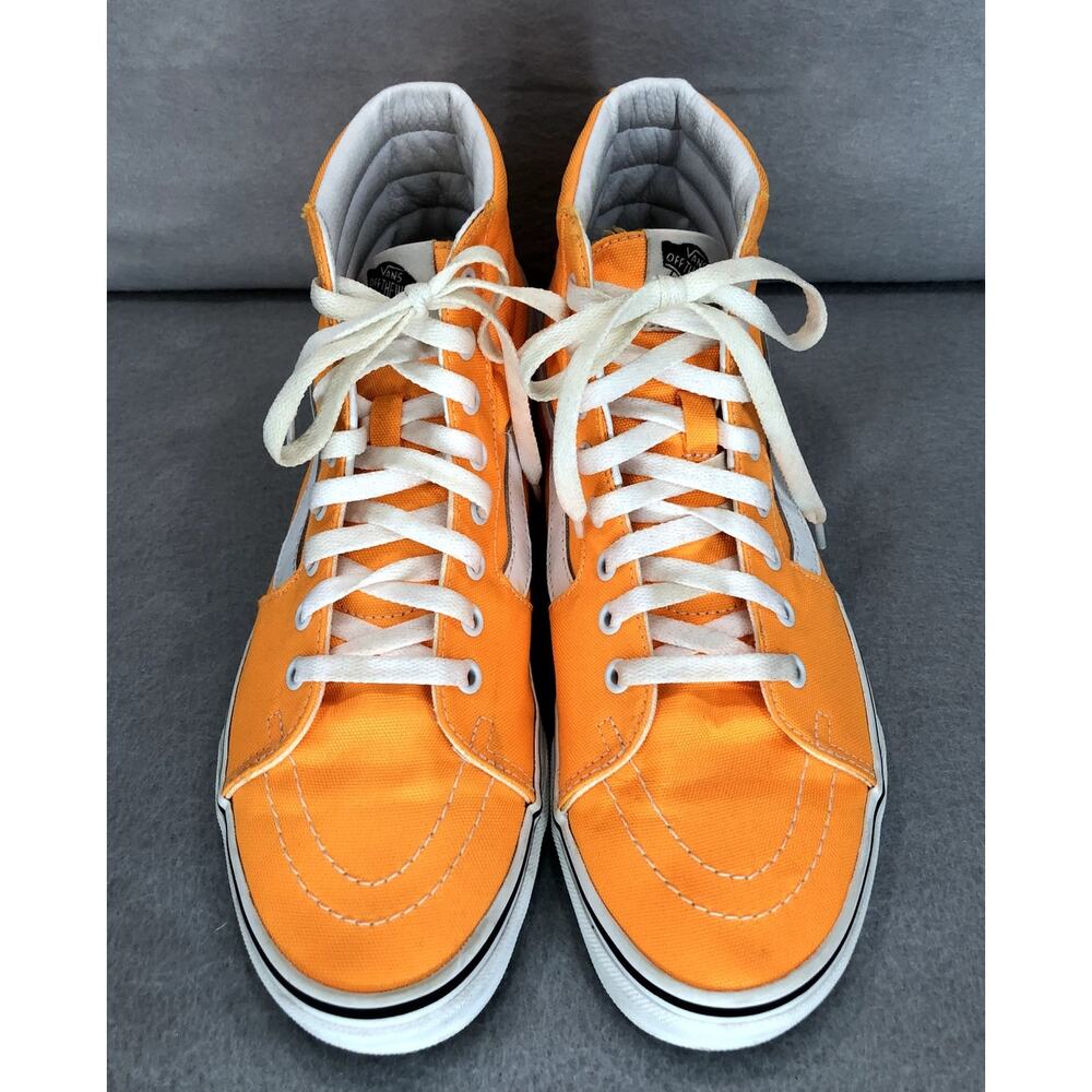 Vans SK8 Hi Neon Orange Unisex Shoes Sz10 Womens / 8.5 Mens